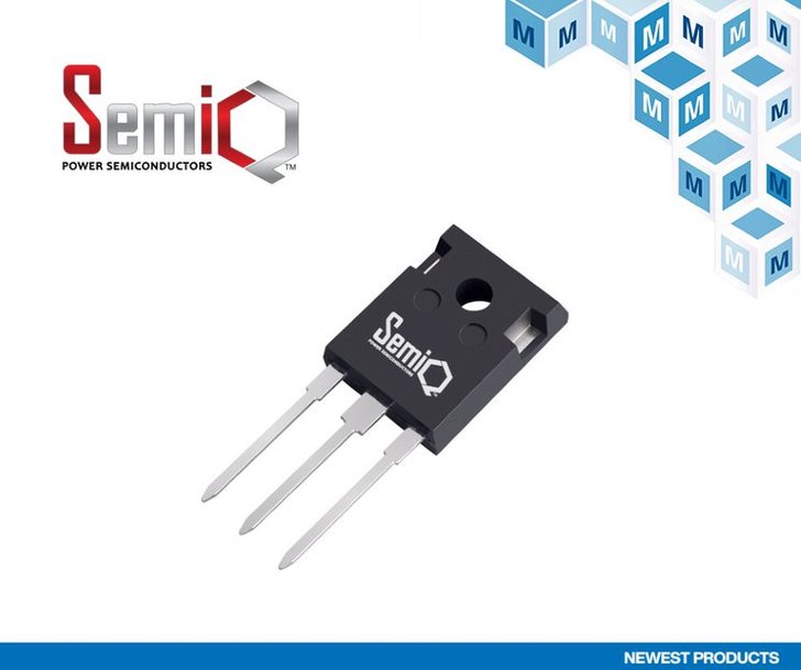 MOUSER ELECTRONICS SIGLA UN ACCORDO DI DISTRIBUZIONE GLOBALE CON SEMIQ ED ESPANDE LA SUA GAMMA DI SIC DI POTENZA